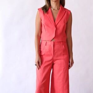 TWP Katie Cotton-Linen Vest